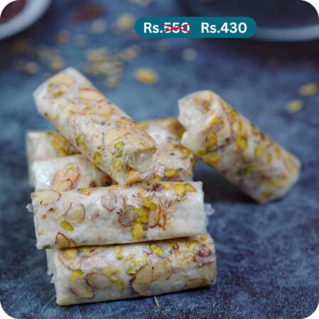 Sugar Dryfruit Ghee Putharekulu(Badam,cashew,pista)