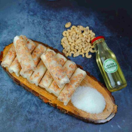 Sugar Cashew Putharekulu